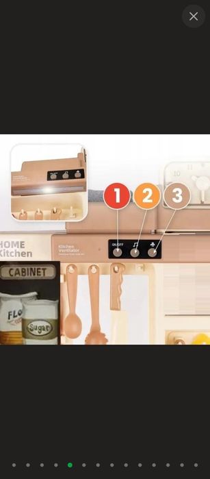 Велика іграшкова дитяча кухня T Union Group Ігровий набір