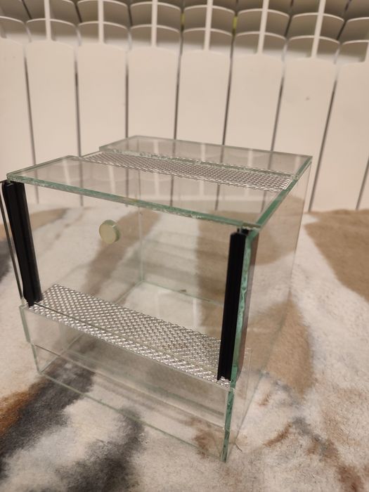 Szklane terrarium 15x15x15