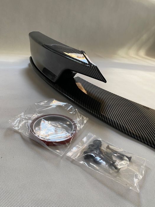 Dokładka Zderzaka Splitter BMW F30 F31 CZARNY POŁYSK / CARBON