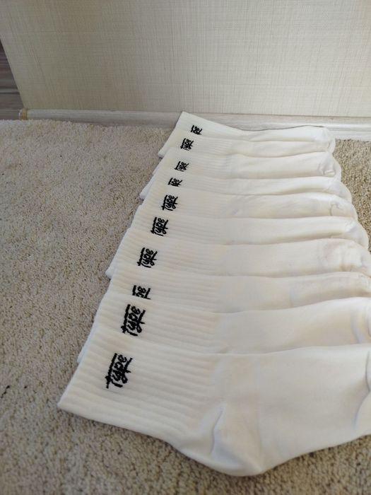 ЦІНА!!! Білі носки.розмір 36-43. Кого зацікавив пишіть.