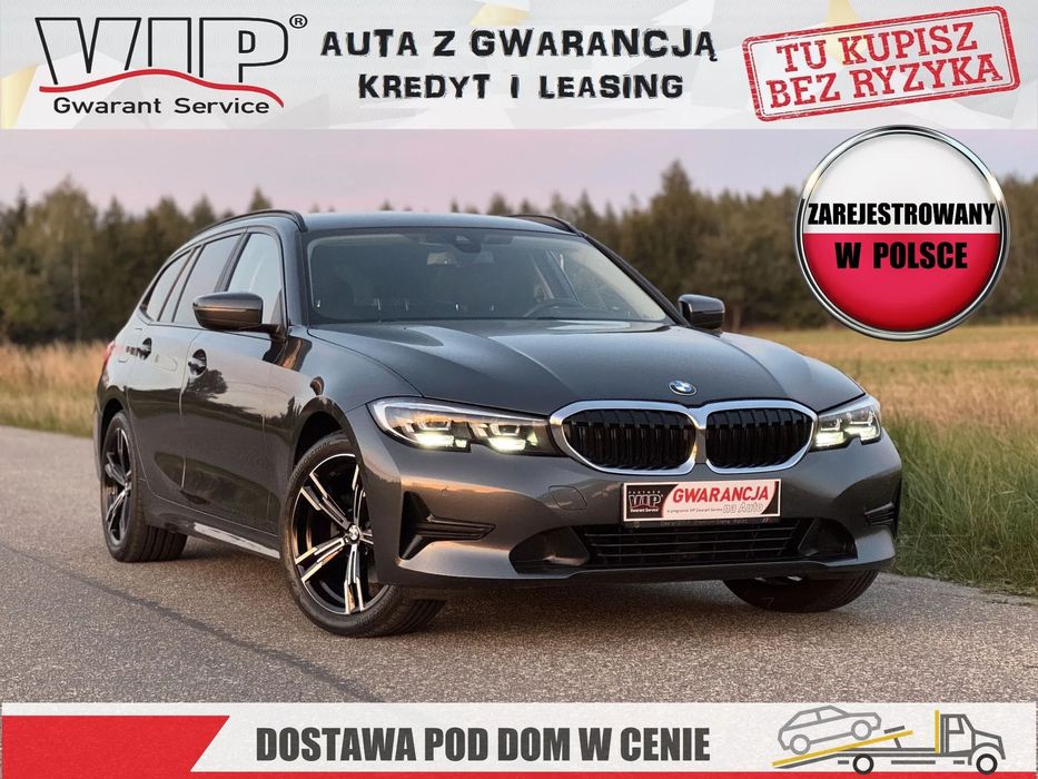 BMW Seria 3 xDRIVE tylko 72tys km / PISEMNA GWARANCJA w cenie / Transport / KREDYT