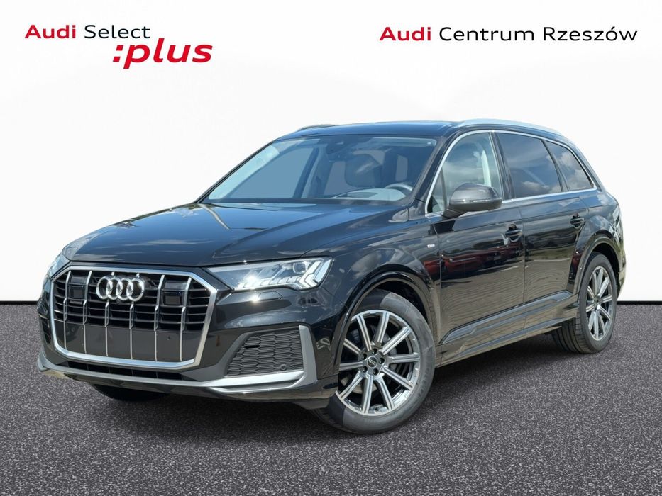 Audi Q7 Hak, tylna oś skrętna, wentylacja, panorama, kamery 360, pakiet Carbon