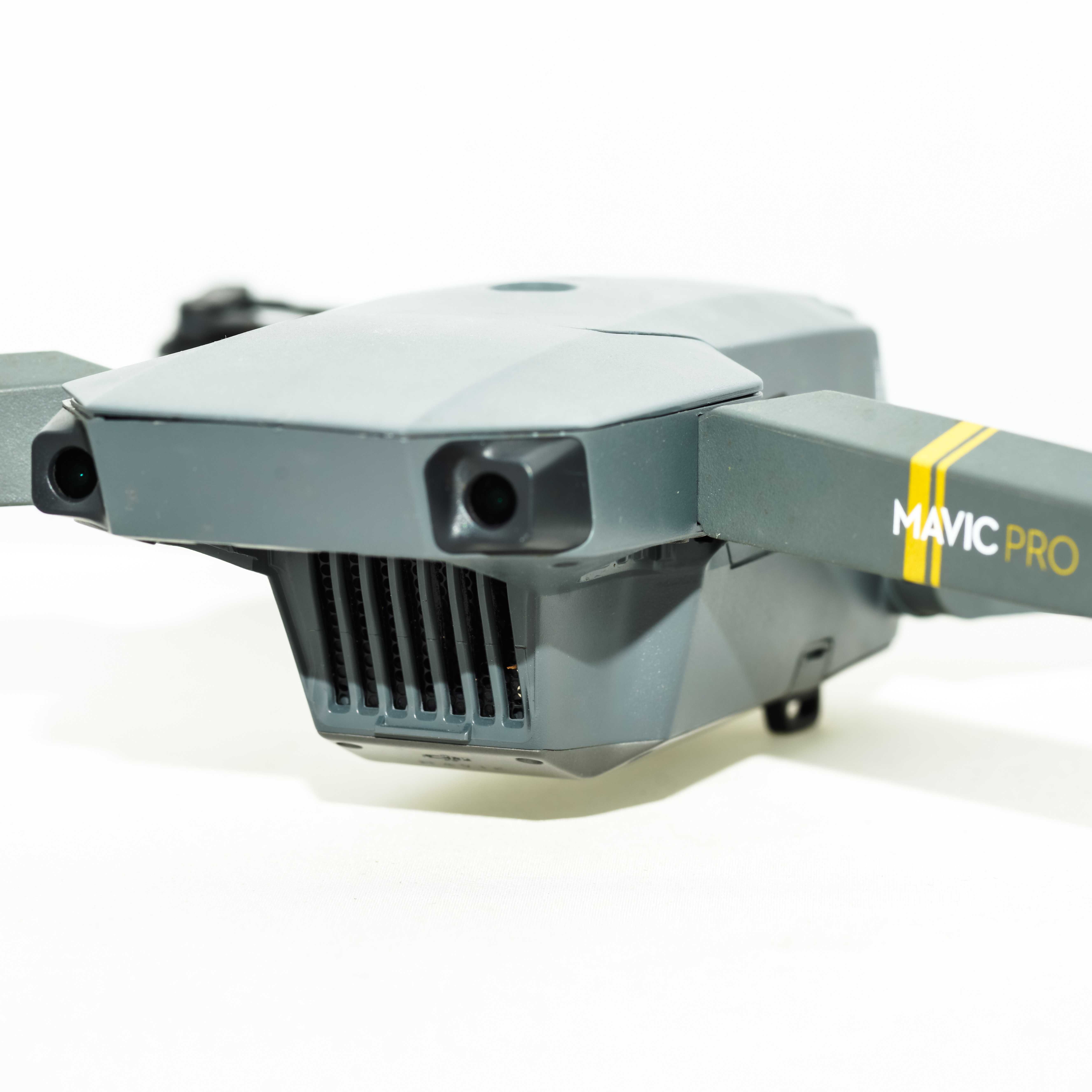Damaged DJI Mavic Pro Drone - For Parts / Repair (Still Flies!)