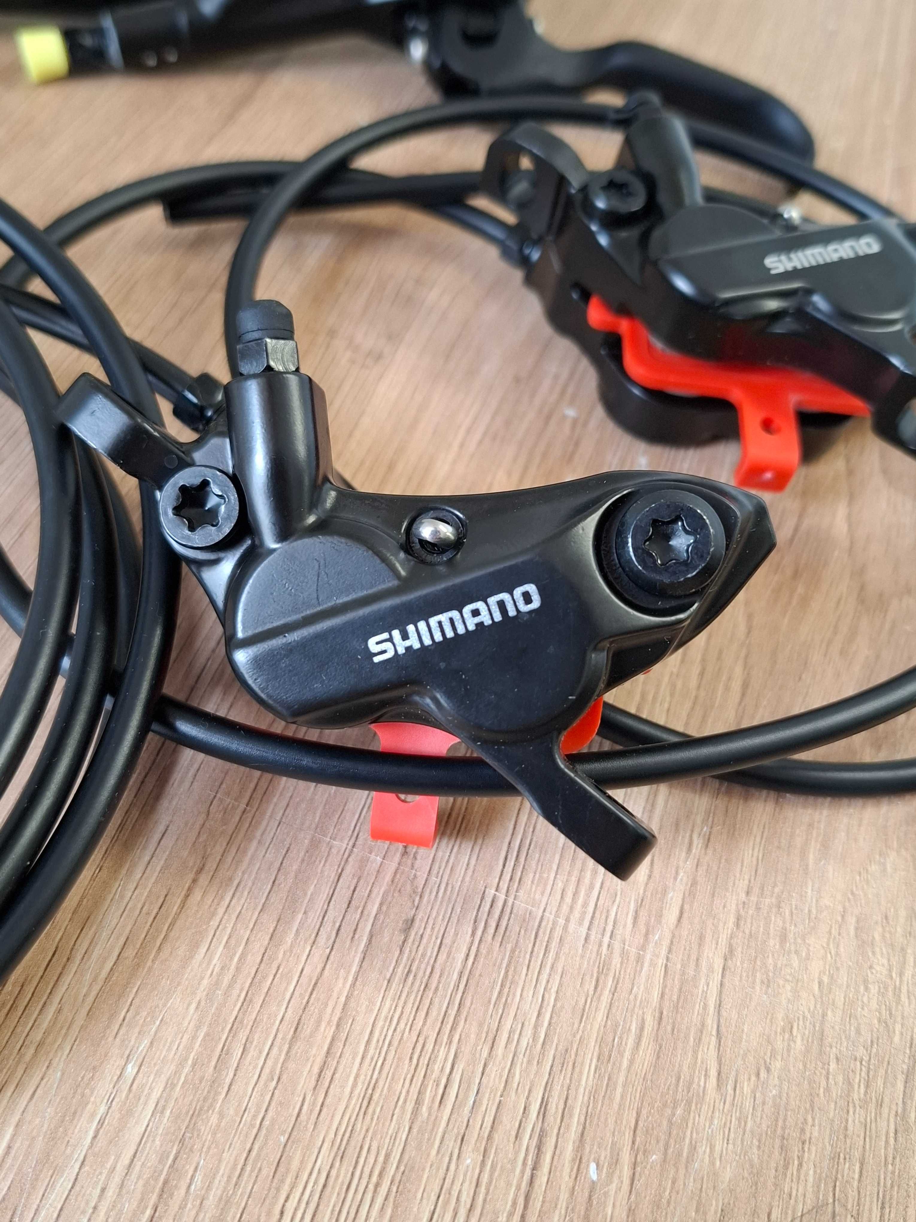 Hamulce Hydrauliczne Shimano BR-MT520/BL-MT501 4 tłoczkowe Przód i Tył