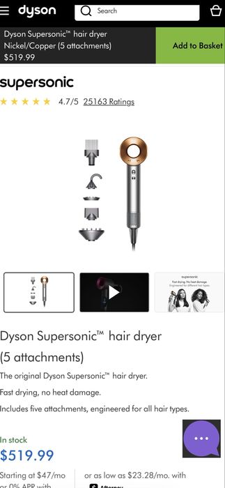 Dyson Supersonic фен