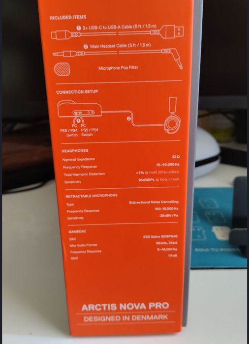 Steelseries arctis nova pro PC/PS5 [VERSAO FIO)