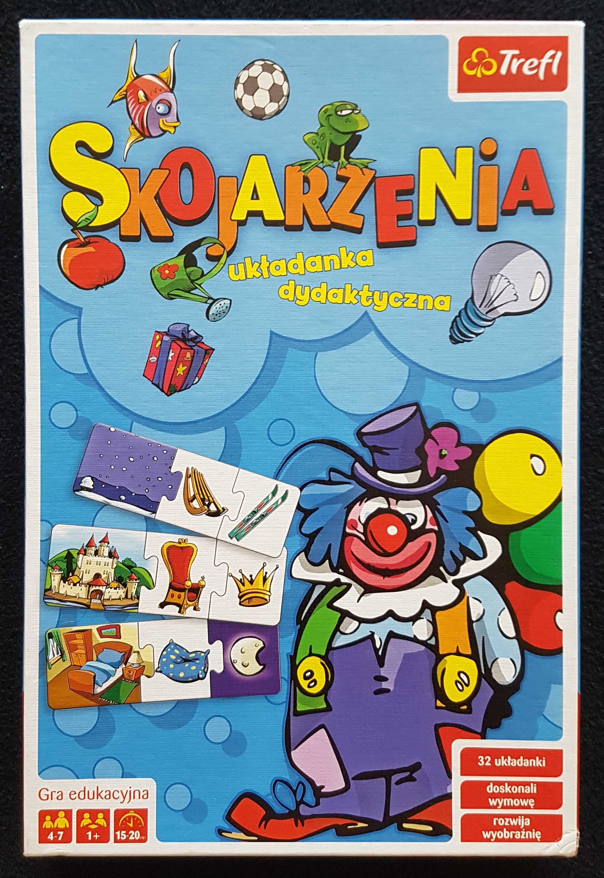 Gra Skojarzenia, planszowa, edukacyjna