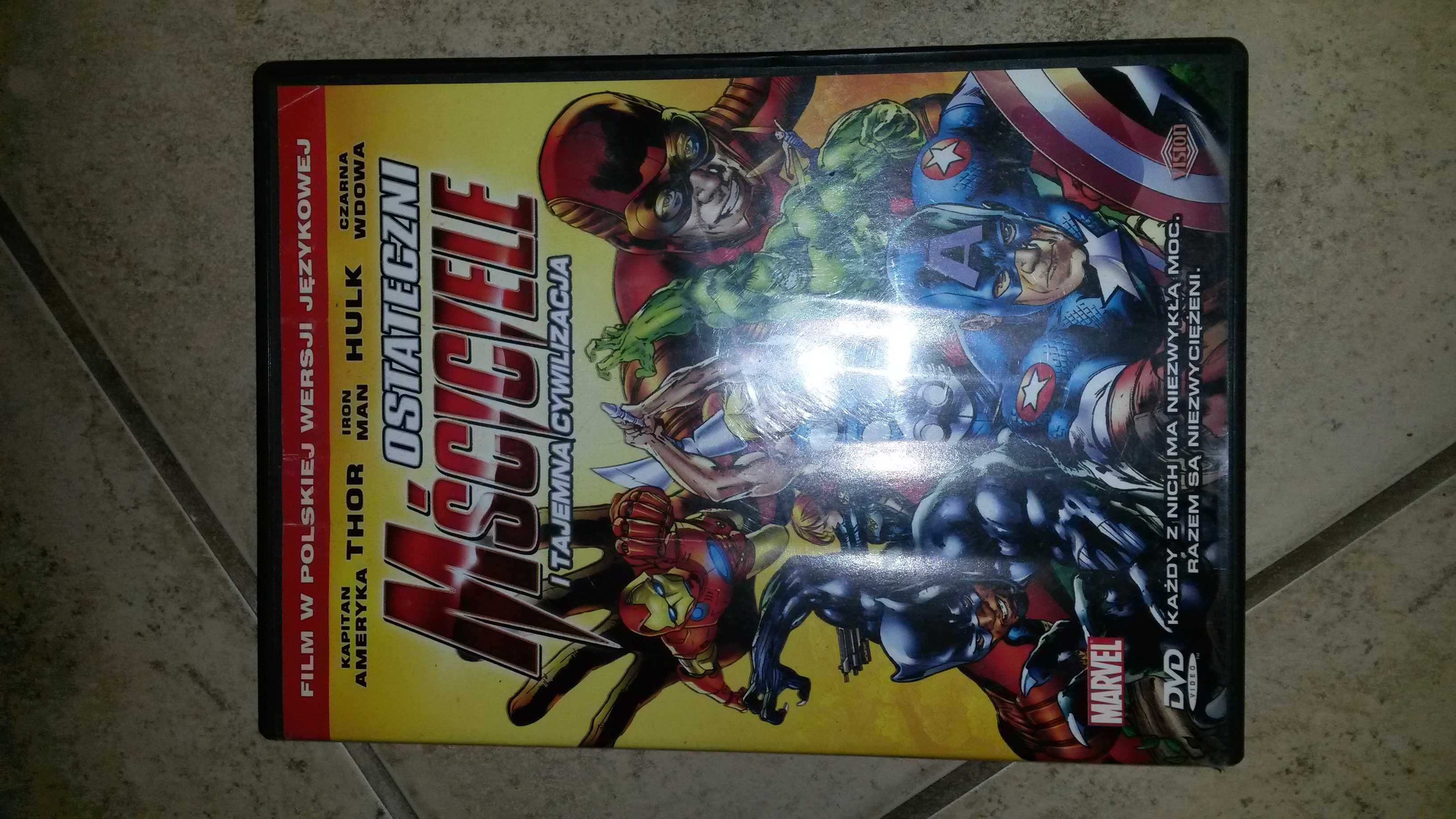 Bajka DVD klasyk retro Marvel 2006 Ostateczni mściciele Hulk Thor Kapi