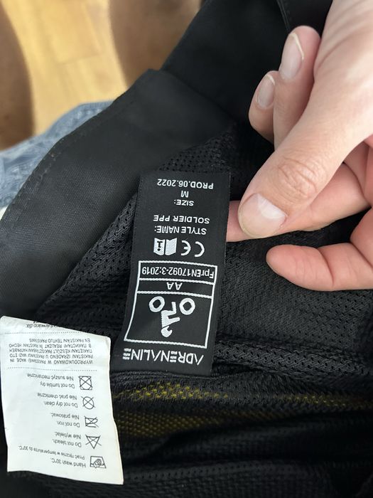 Ciepłe dwuwarstwowe spodnie motocyklowe Adrenaline Soldier