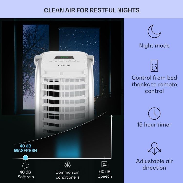 Охладитель воздуха, мобільный кондиціонер Klarstein 10029393