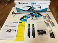 Helikopter RC Eachine E160, 4 baterie + części zamienne