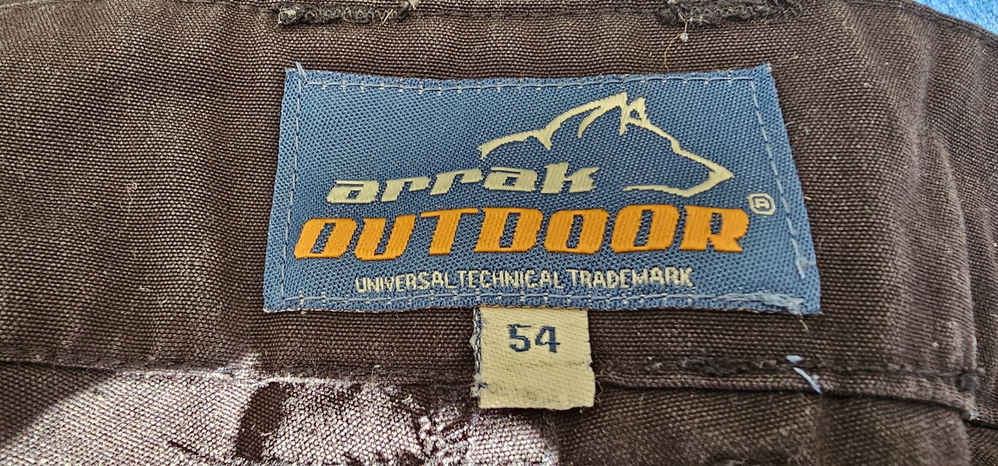 Spodnie Arrak Outdoor jak nowe rozmiar 54 wymiary na zdjęciach