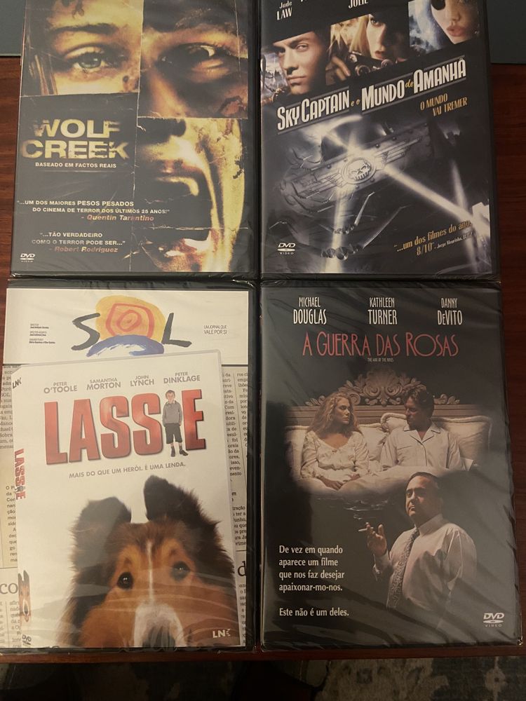 18 DVD originais Selados