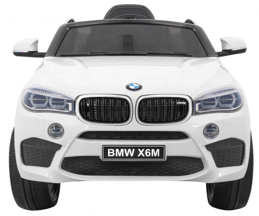 BMW X6M autko na akumulator dla dzieci białe - EkstraZabawki.pl