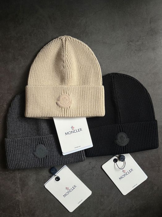 Шапка чоловіча  Moncler  Шапка мужская Монклер