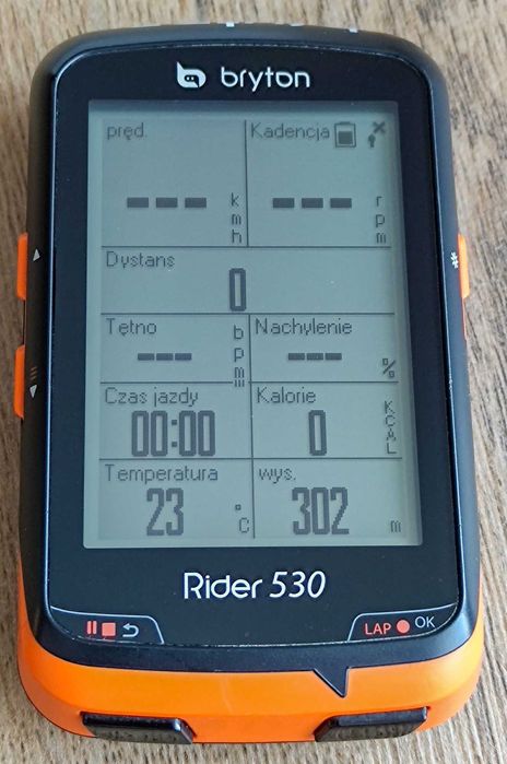 Bryton Rider 530, GPS, Licznik komputer rowerowy, Strava.