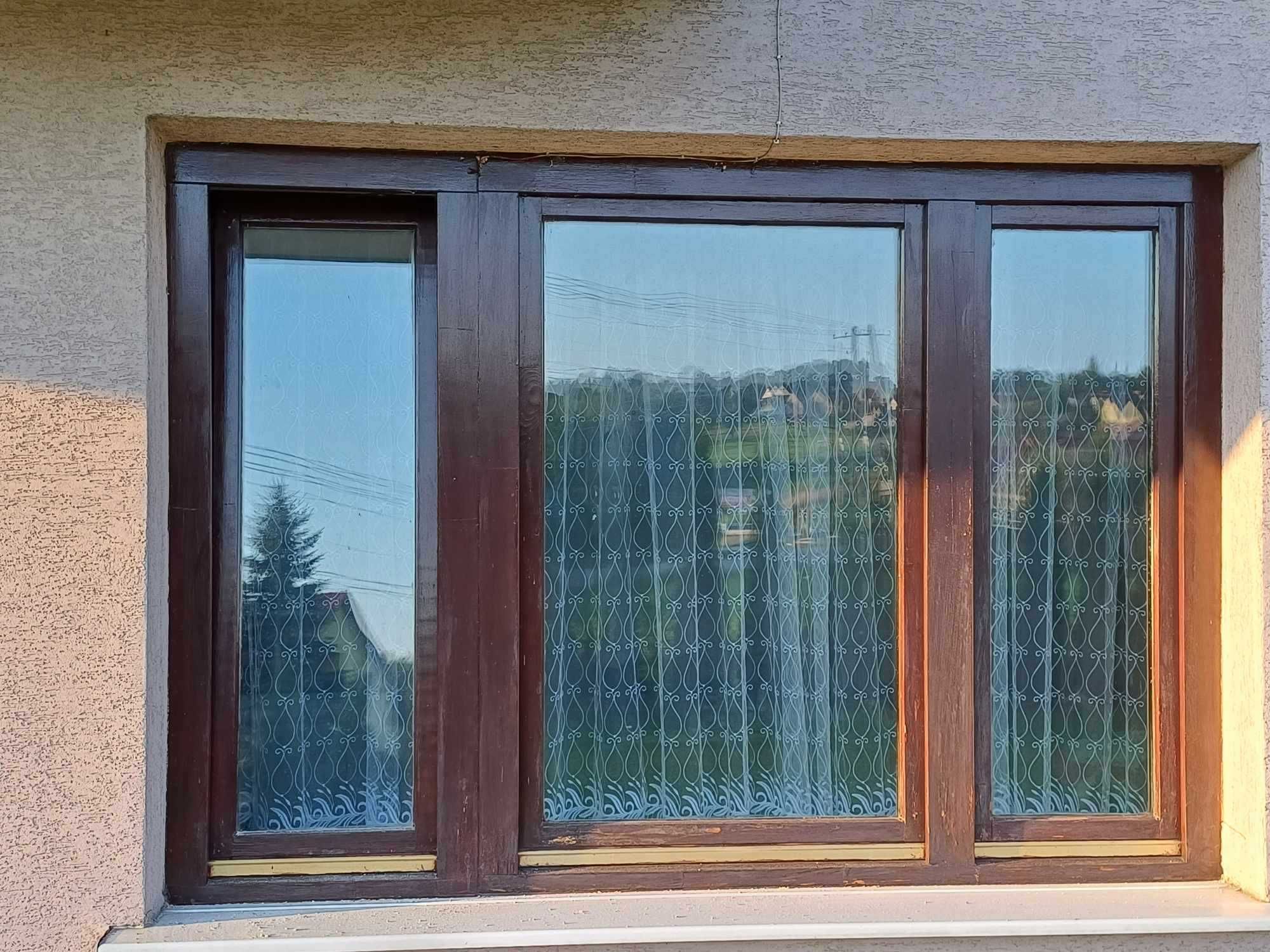 Okna drewniane trzyszybowe
