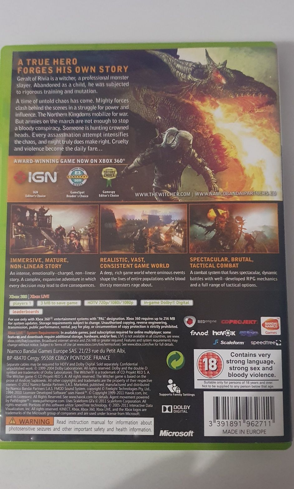 The Witcher 2: Assassin's of Kings Enhanced Edition