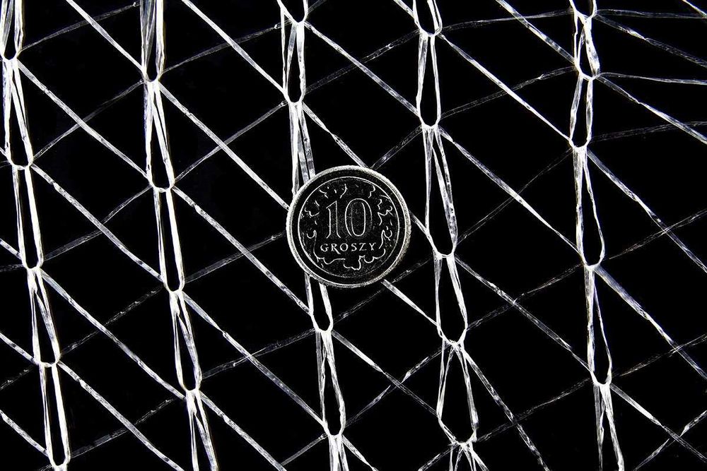 Siatka rękaw do pakowania choinek drzewek 45cm 300m biała mocna GRATIS