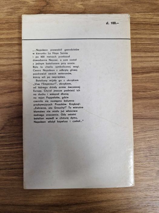 Waterloo 1815 - Tomasz Malarski seria Historyczne Bitwy NIECZYTANA!