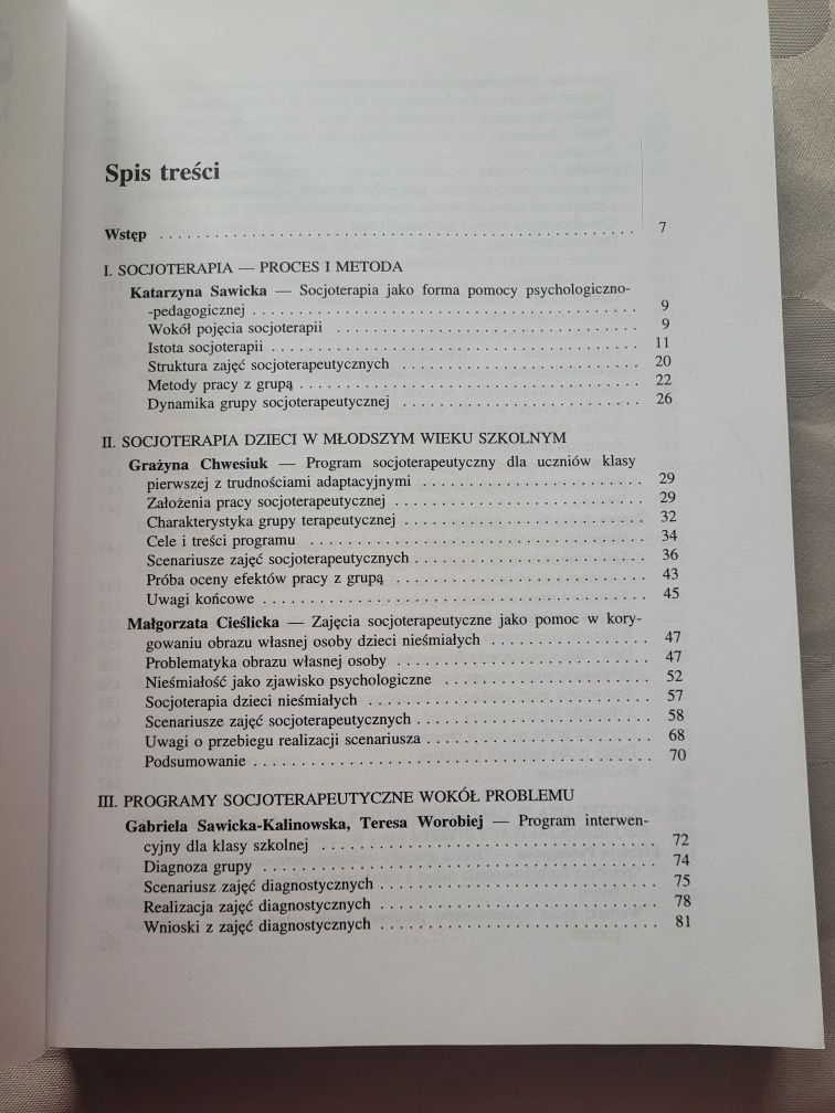 Socjoterapia praca zbiorowa