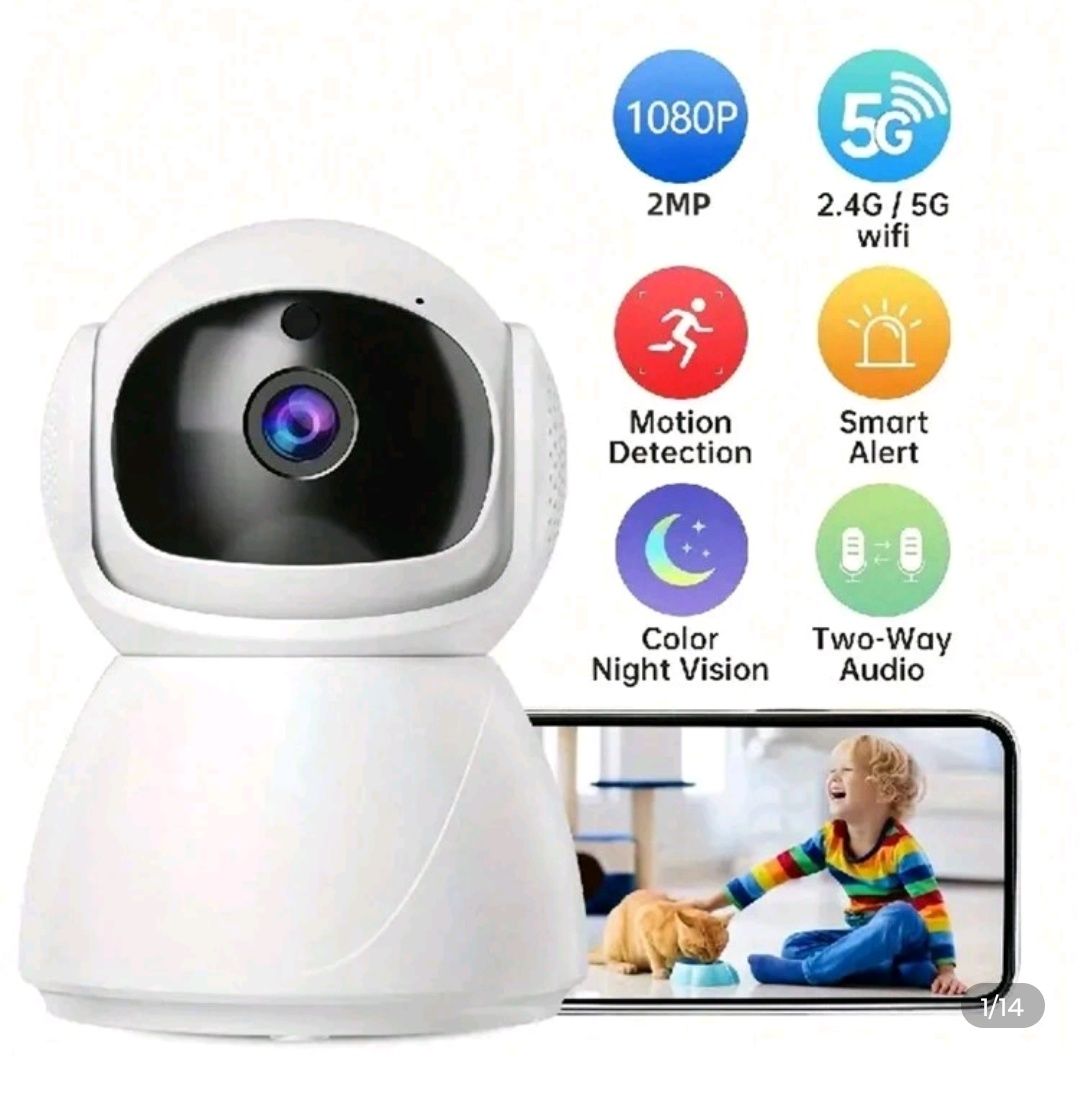 Câmera wi-fi,com visão noturna e som