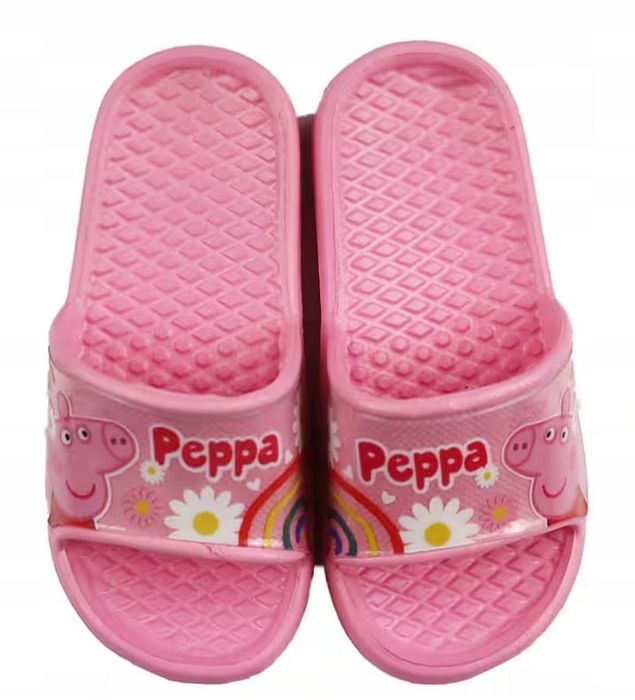 Klapki Dziecięce Basenowe Plażowe Basen Świnka Peppa 30/31 Jasnoróżowe