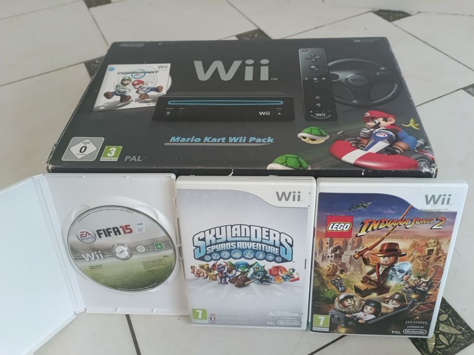 Nintendo Wii с дисками в хорошому состоянии