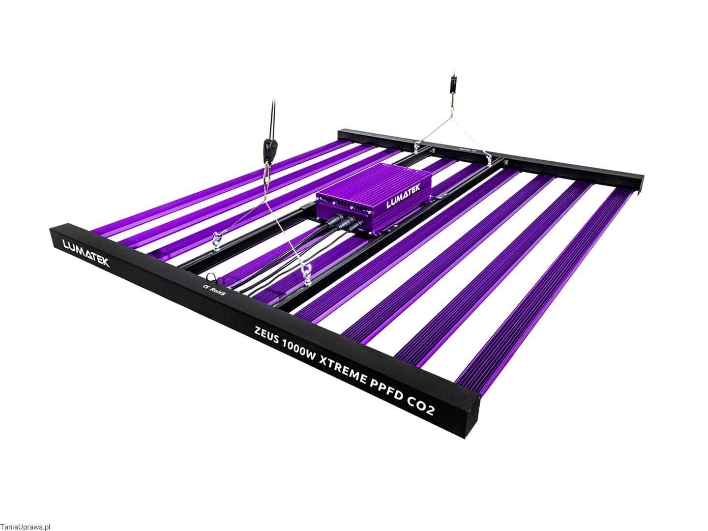 Lumatek ZEUS 1000W Xtreme PPFD CO2 Lampa LED do uprawy roślin