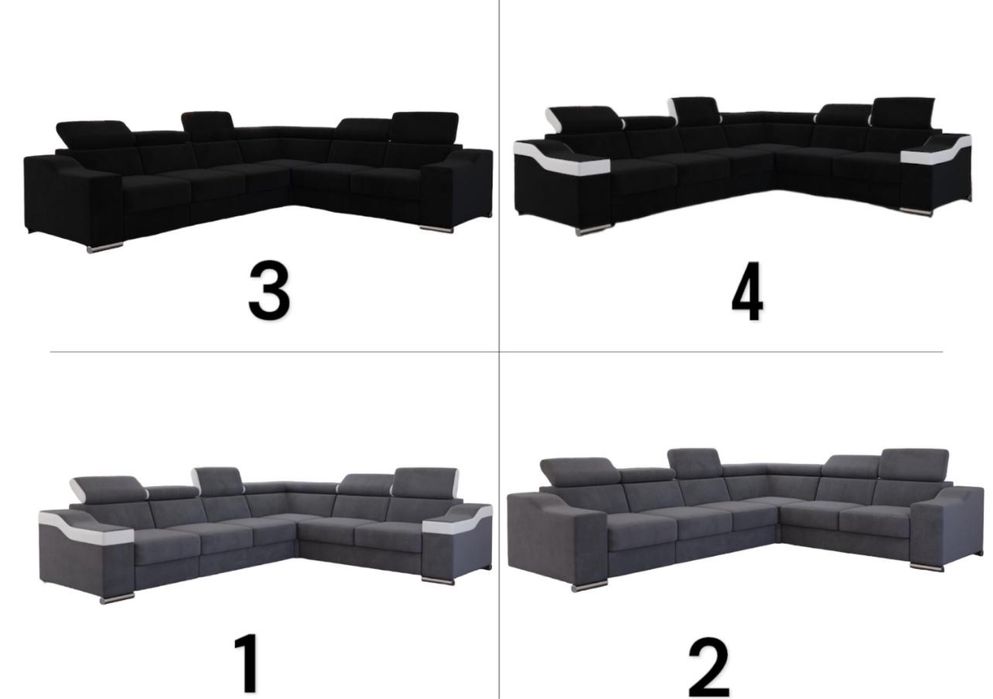 Naroznik Korfu 320x253 lub 320x320 Wybor tkaniny Funkcja Nowosc