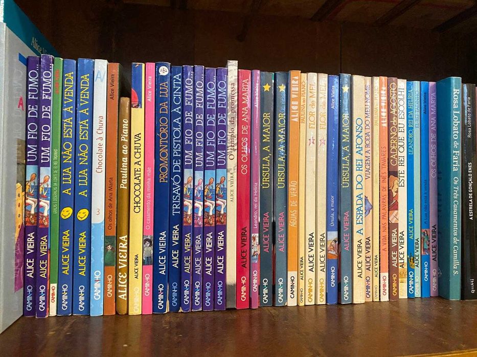 Alice Vieira, muitos livros, preço por livro, portes grátis.
