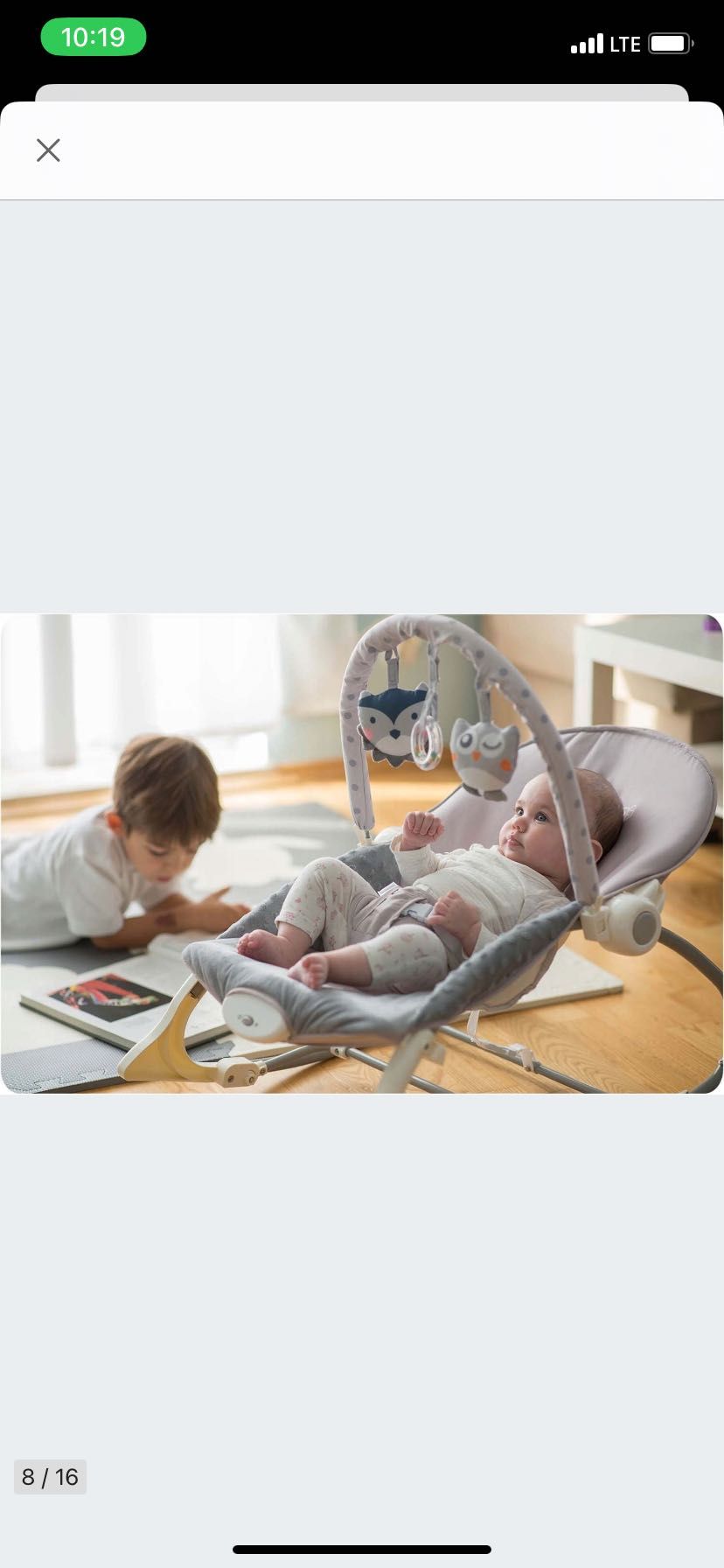 Ricokids Leżaczek Wrzosowy