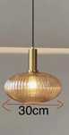 Lampa sufitowa, ryflowane szklo
