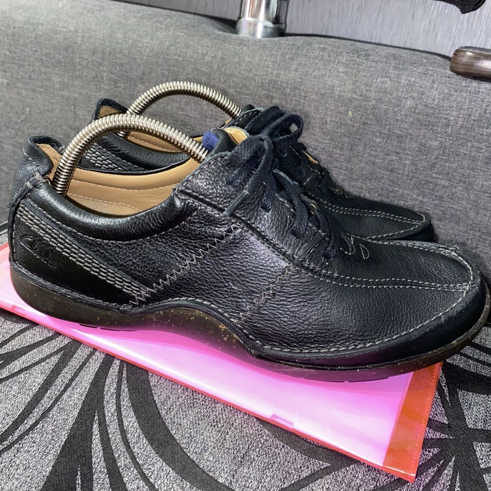 Туфлі кросівки чоловічи  нат шкіра Clarks р-р 42-42,5