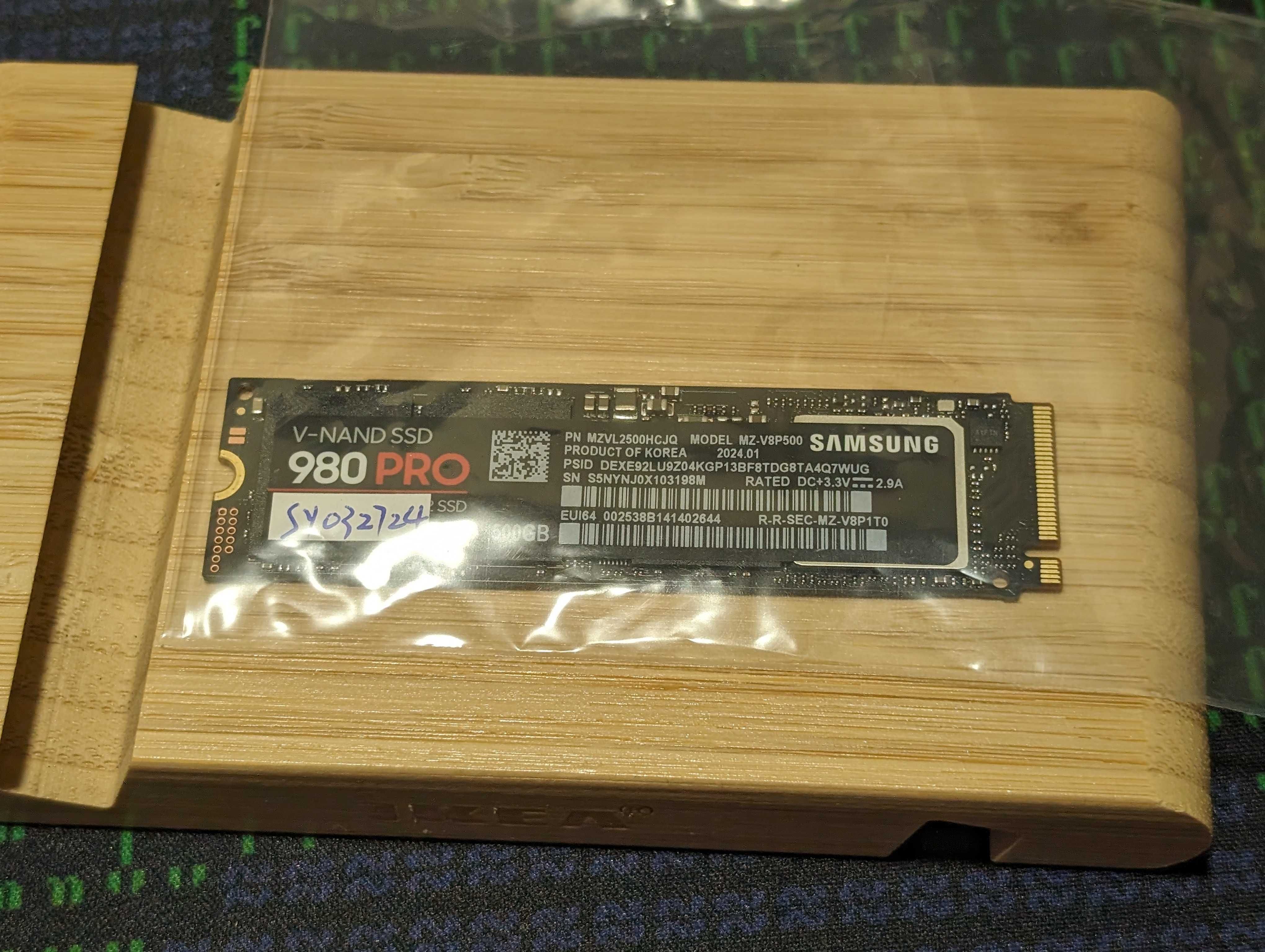 SSD накопичувач Samsung 980 PRO 500 GB (MZ-V8P500BW)