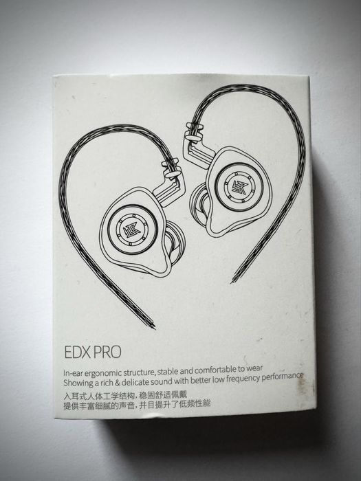 Słuchawki przewodowe KZ EDX PRO nowe z mikrofonem