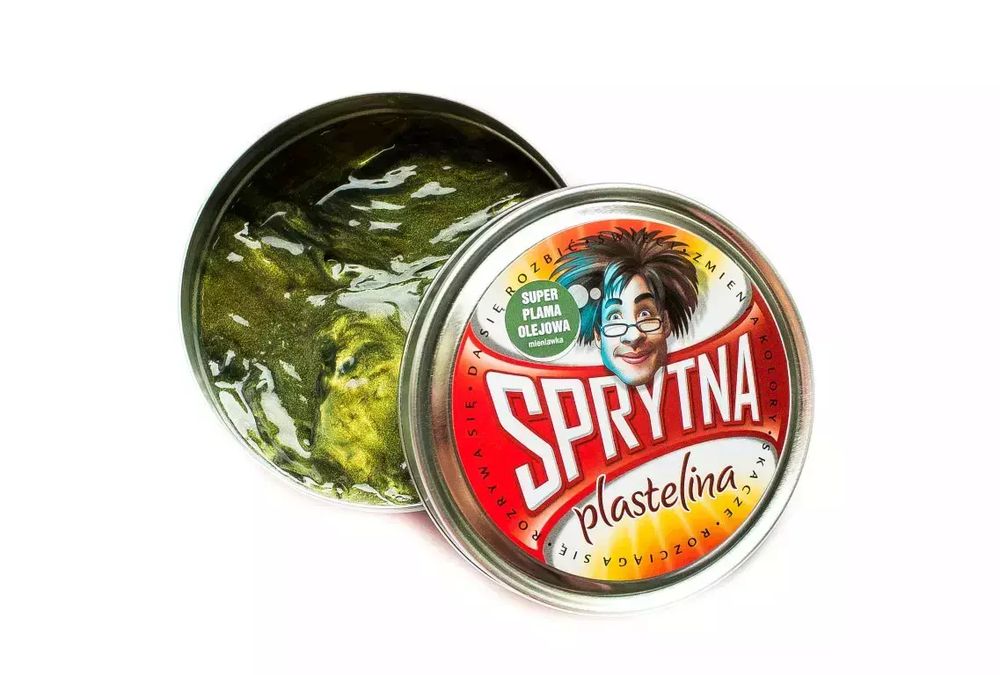 Sprytna plastelina, mieniawka, Super plama olejowa 18g