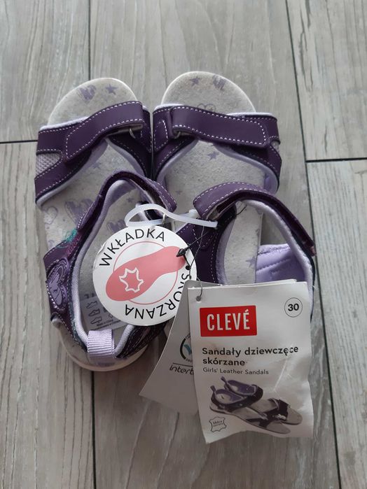 Sandałki dla dziewczynki 30  ( NOWE)