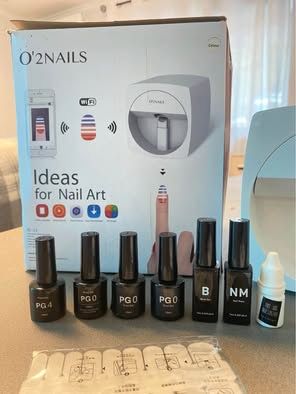 Impressora para unhas O2 nails