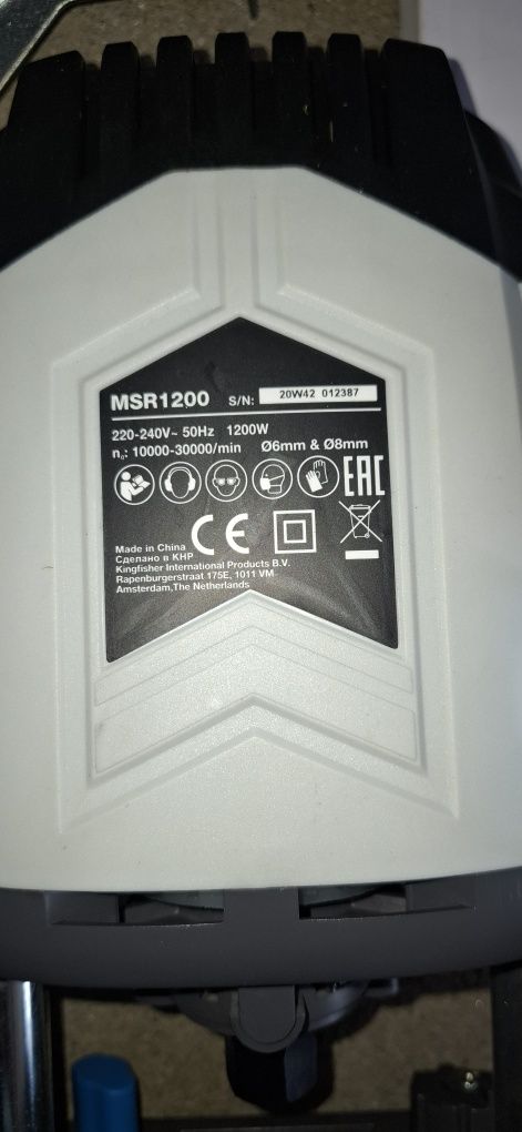 Frezarka górnowrzecionowa NOWA  Macallister 1200W