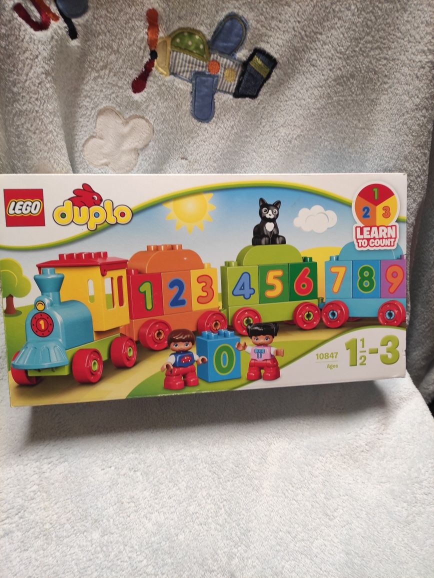 Nowe klocki LEGO Duplo Pociaguz cyferkami 10847