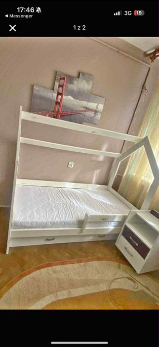 Lozko domek dla dziecka