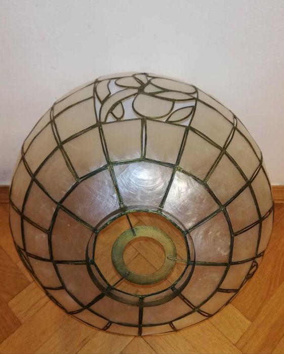 Stary klosz z masy perłowej - Retro Vintage