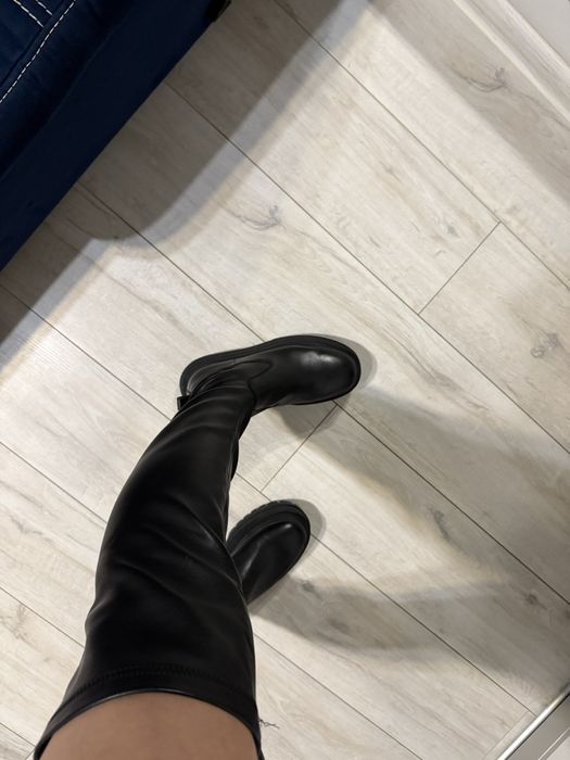 Ботфорты miraton37,5-38 размер ,идеальное состояние