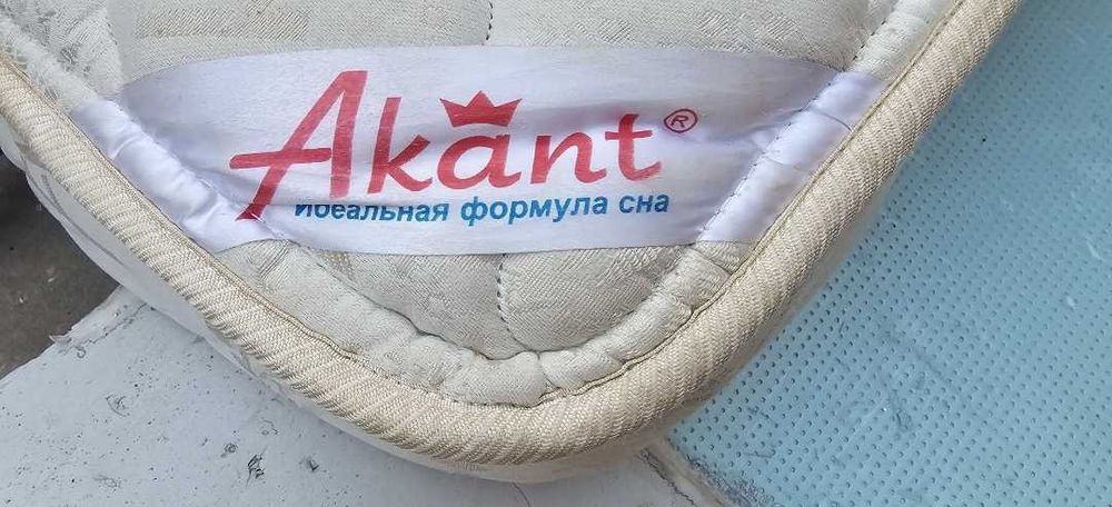 Матрац Akant двуспальный матрас 160х190х22 независимые пружины