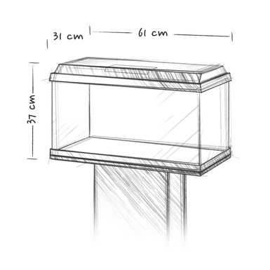 Нерабочий аквариум JUWEL 57 л. + тумба + фильтр + обогреватель