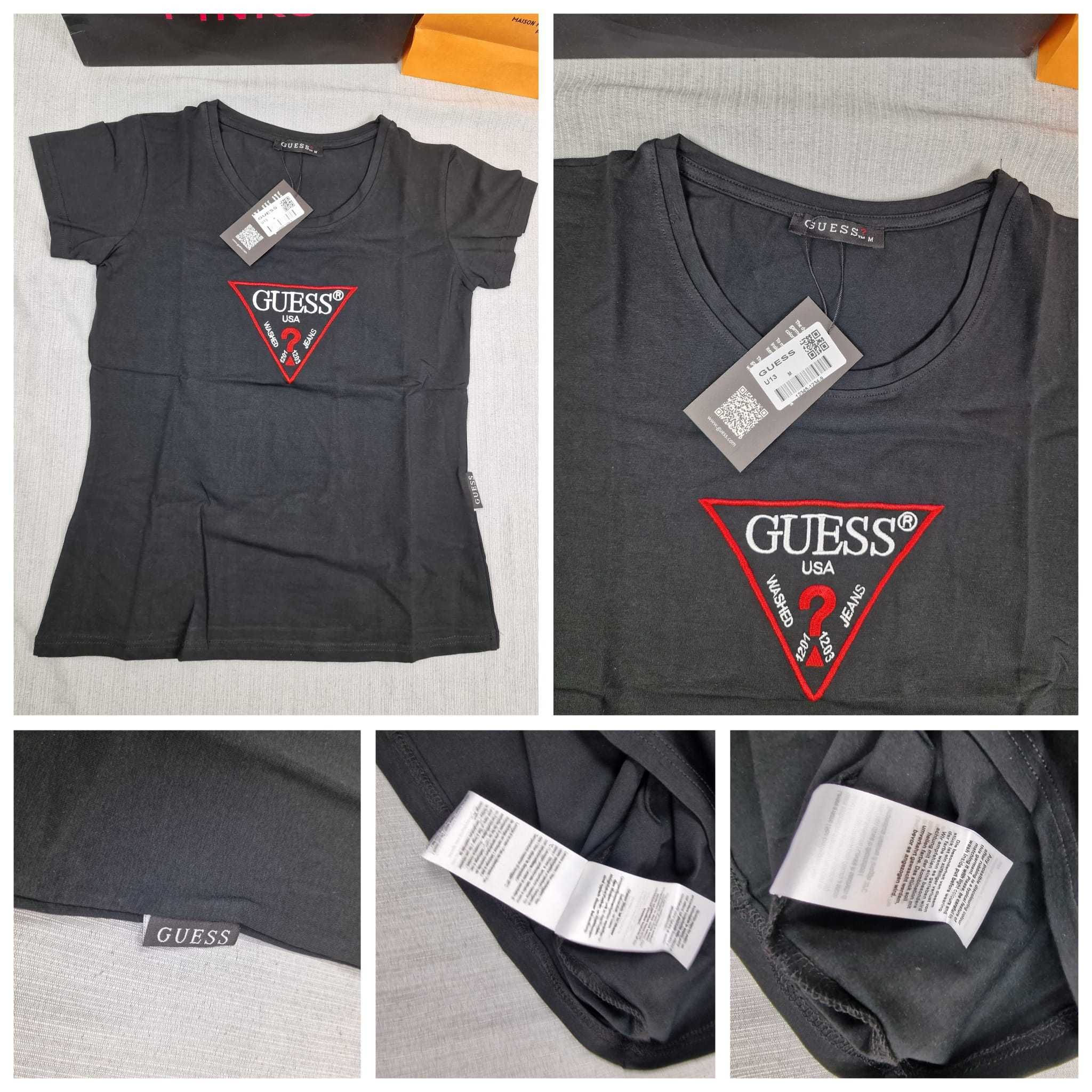 Koszulka damska t-shirt Guess Lacoste kolory