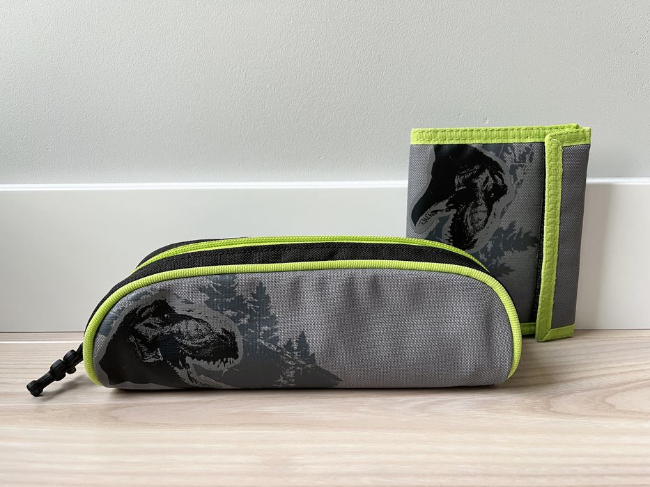 ***STEP BY STEP***Portfel młodzieżowy + piórnik DINOZAUR REX***