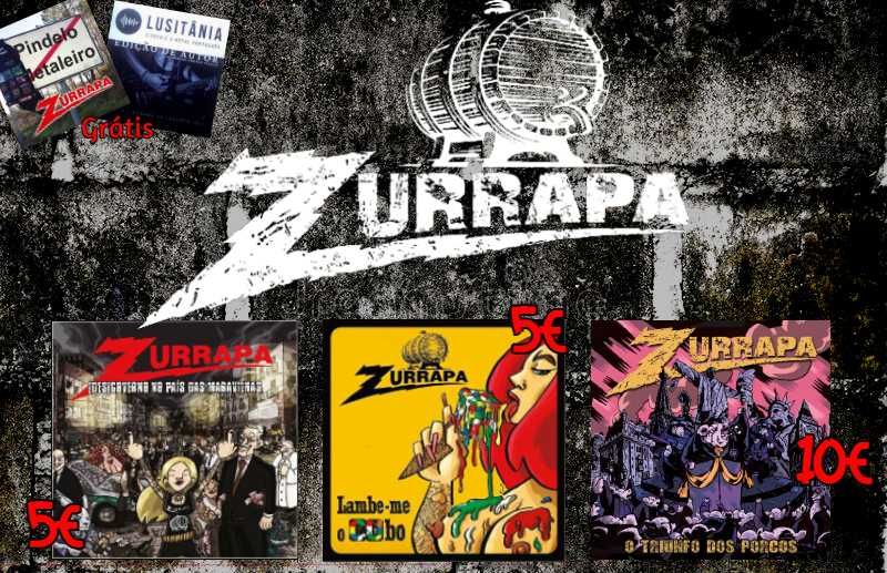 Zurrapa (3 Cds + Single + Compilação)