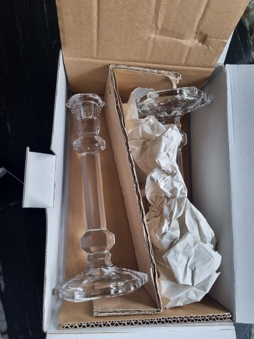 Świeczniki Huta Violetta 25cm